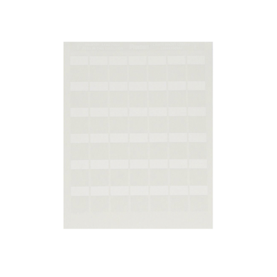Imagen de Hojas con 2500 Etiquetas Auto-laminadas para Impresora Láser/Inyección de Tinta, para Cables de 2 a 4.1 mm de Diámetro (18 - 14 AWG)