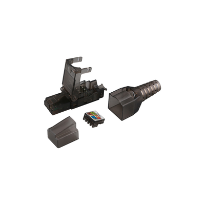 Imagen de Plug RJ45 para Cable UTP Categoría 6A -Sin herramienta, para terminación en campo