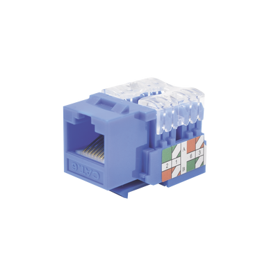 Imagen de Módulo Jack 110 Cat6, Keystone para faceplate - Color Azul