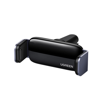 Imagen de Soporte de Celular para Automóvil en Rendija de Ventilación / Rotacion de 360° / Clip de Resorte / Almohadilla de Silicona Suave / Ajustable 61-93 mm / Color Negro
