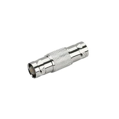 Imagen de Adaptador Tipo Barril para 75 Ohm, de Conector BNC Hembra a BNC Hembra, Níquel/ Oro/ Teflón.