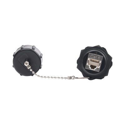 Imagen de Acoplador Industrial RJ45-RJ45 Categoría 6 Blindado IP67 (Waterproof)