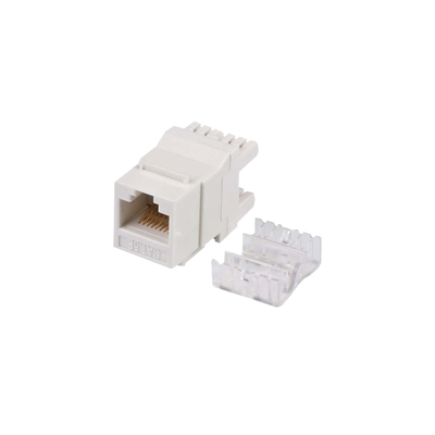 Imagen de Módulo Jack Keystone Cat5e con terminación en ángulo 180 º  Color Blanco