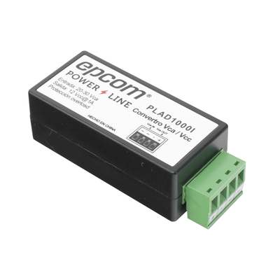 Imagen de (2 en 1) Convertidor de Energía 24 Vca a 12 Vcc (CA a CD) y Filtro Contra Ruido para Cámaras / Voltaje de Entrada 20~30 Vca / Salida 12Vcc @ 1 A / ENVIO DE ENERGIA A LARGAS DISTANCIAS / Terminales Tipo Tornillo.
