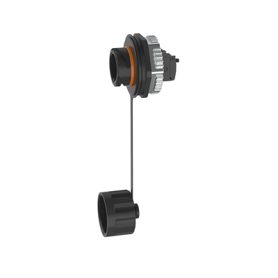 Imagen de Conector Jack RJ45 de Uso Industrial Estilo TG, Categoría 6, Con Tapa Protectora, Protección IP67