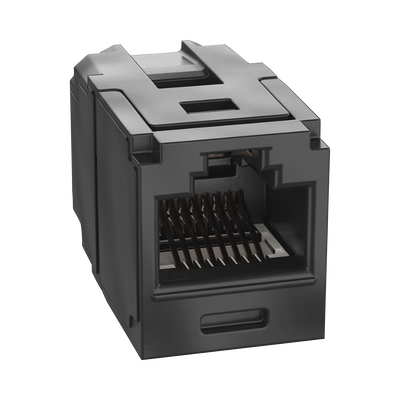 Imagen de Módulo Acoplador RJ45 a RJ45, Mini-Com, Categoría 6A, Color Negro