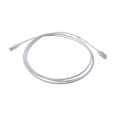 Imagen de Patch Cord MC6 Modular Cat6 UTP, CM/LS0H, 7ft, Color Blanco, Diámetro Reducido (28AWG)