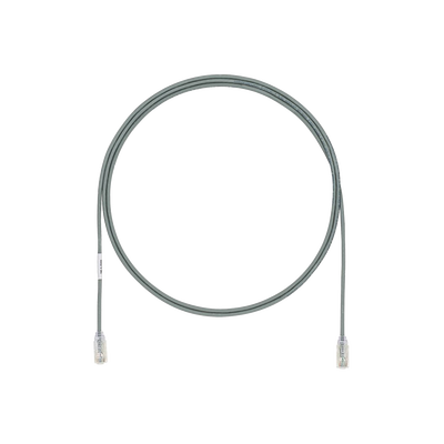 Imagen de Cable de Parcheo UTP Cat6A, CM/LSZH, Diámetro Reducido (28AWG), Color Gris, 5ft