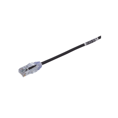 Imagen de Cable de Parcheo TX6, UTP Cat6, Diámetro Reducido (28AWG), Color Negro, 6in (15.2 cm)