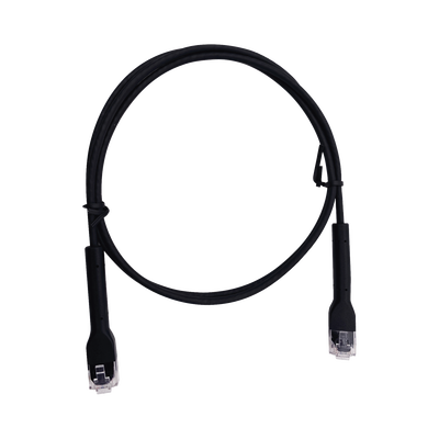 Imagen de Cable de Parcheo Ultra Slim Con Bota Flexible UTP Cat6 - 5 m Negro Diámetro Reducido