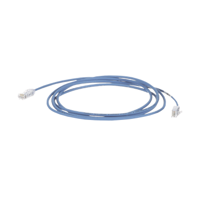 Imagen de Cable de Parcheo TX6, UTP Cat6, Diámetro Reducido (28AWG), Color Azul, 26ft