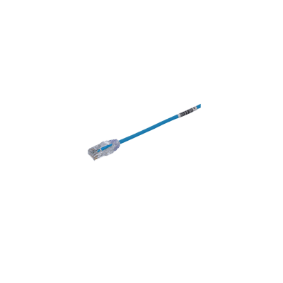 Imagen de Cable de Parcheo TX6, UTP Cat6, Diámetro Reducido (28AWG), Color Azul, 0.5 m