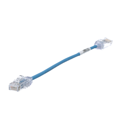 Imagen de Cable de Parcheo TX6, UTP Cat6, Diámetro Reducido (28AWG), Color Azul, 8in (20.2cm)