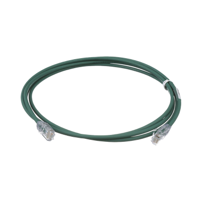 Imagen de Cable de Parcheo UTP Cat6A, CM/LSZH, Diámetro Reducido (28AWG), Color Verde, 3 ft