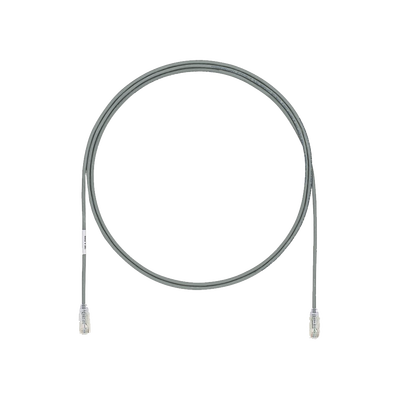 Imagen de Cable de Parcheo UTP Cat6A, CM/LSZH, Diámetro Reducido (28AWG), Color Gris, 1 ft