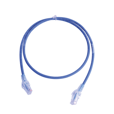 Imagen de Patch Cord MC6 Modular Cat6 UTP, CM/LS0H, 3ft, Color Azul, Versión Bulk (Sin Empaque Individual)