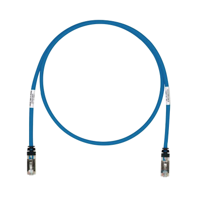 Imagen de Patch Cord Cat6A, Blindado S/FTP, CM/LS0H, 3ft, Color Azul
