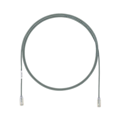 Imagen de Cable de Parcheo TX6, UTP Cat6, Diámetro Reducido (28AWG), Color Gris, 5ft