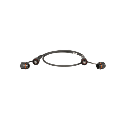 Imagen de Patch Cord Cat6A IndustrialNet, Blindado S/FTP, Con Plug Industrial y Tapa en Cada Extremo, 1 Metro