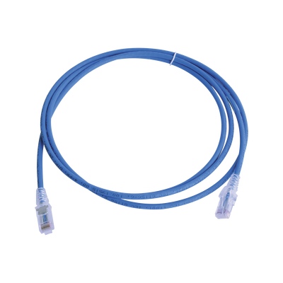 Imagen de Patch Cord MC6 Modular Cat6 UTP, CM/LS0H, 7ft, Color Azul, Versión Bulk (Sin Empaque Individual)