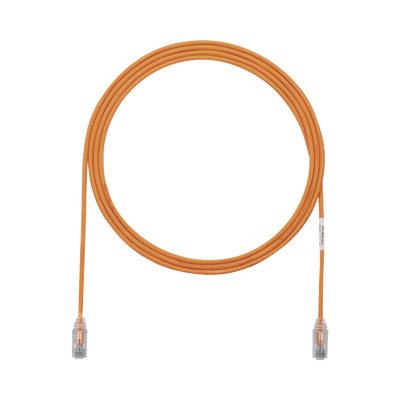 Imagen de Cable de Parcheo TX6, UTP Cat6, Diámetro Reducido (28AWG), Color Naranja, 7ft