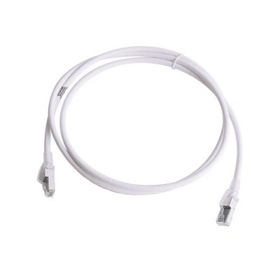 Imagen de Patch Cord Z-MAX Cat6A S/FTP, CM/LS0H, 5ft, Color Blanco, Versión Bulk (Sin Empaque Individual)