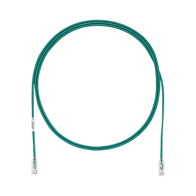 Imagen de Cable de Parcheo TX6, UTP Cat6, Diámetro Reducido (28AWG), Color Verde, 5ft