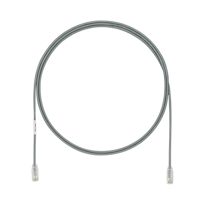Imagen de Cable de Parcheo UTP Cat6A, CM/LSZH, Diámetro Reducido (28AWG), Color Gris, 7ft