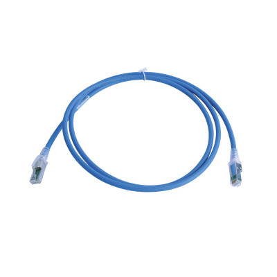 Imagen de Patch Cord Z-MAX Cat6A S/FTP, CM/LS0H, 5ft, Color Azul, Versión Bulk (Sin Empaque Individual)