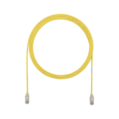 Imagen de Cable de Parcheo UTP Cat6A, CM/LSZH, Diámetro Reducido (28AWG), Color Amarillo, 3ft