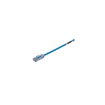 Imagen de Cable de Parcheo UTP Cat6A, CM/LSZH, Diámetro Reducido (28AWG), Color Azul, 30 ft