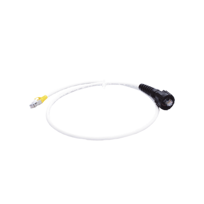 Imagen de Patch Cord Reforzado Industrial (Ruggedized), Cat6A Blindado S/FTP, CM/LS0H, 3 Ft