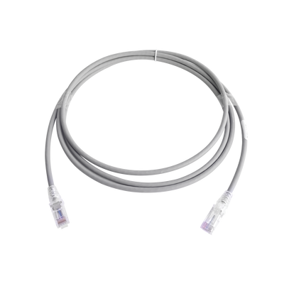 Imagen de Patch Cord MC6 Modular Cat6 UTP, CM/LS0H, 7ft, Color Gris, Versión Bulk (Sin Empaque Individual)