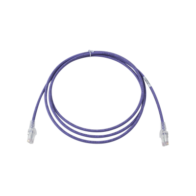 Imagen de Patch Cord MC6 Modular Cat6 UTP, CM/LS0H, 7ft, Color Violeta, Versión Bulk (Sin Empaque Individual)