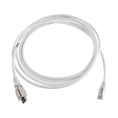 Imagen de Patch Cord TERA Cat6A 1/10G Ethernet, de 4 pares y conector modular, LS0H, Color Marfil, 3m