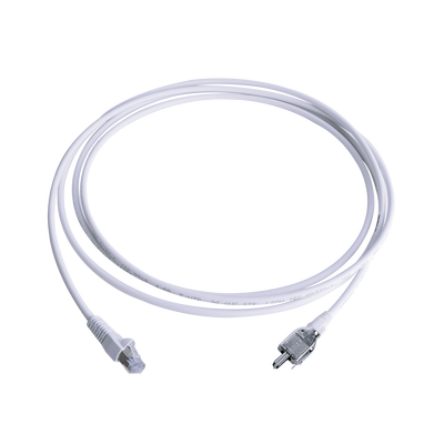 Imagen de Patch Cord TERA Cat5e 10/100BASE-T, de 2 pares y conector modular, LS0H, Color Blanco, 3 metros