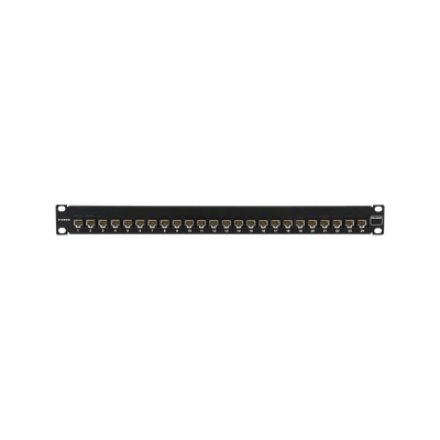 Imagen de Patch Panel UltraMAX. UTP, Precargado con Jacks Cat5e, 24 Puertos, Plano, 1U
