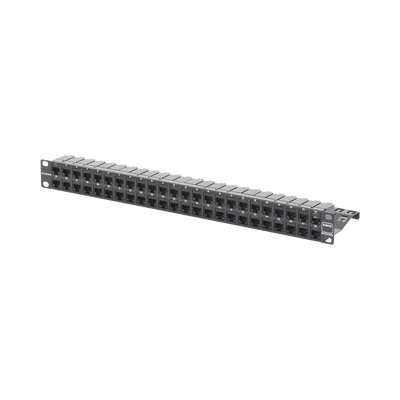 Imagen de Patch Panel Z-MAX de 48 puertos, Blindado, Precargado con Jacks Categoría 6A, Plano, 1UR