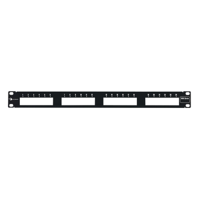 Imagen de Patch Panel MAX Modular (vacío), de 24 Puertos, Plano, 1UR