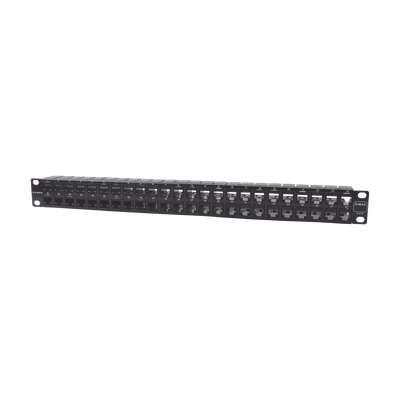 Imagen de Patch Panel UTP Z-MAX de 48 puertos, Precargado con Jacks Categoría 6, Plano, 1UR