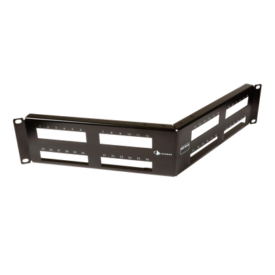 Imagen de Patch Panel MAX Modular (vacío), de 48 Puertos, Angulado, 2UR