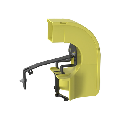 Imagen de Bajada Para Canaleta FiberRunner™, Uso con Medidas 4x4, 6X4, 12X4, o 24X12, Con Reducción a 2X2, Color Amarillo