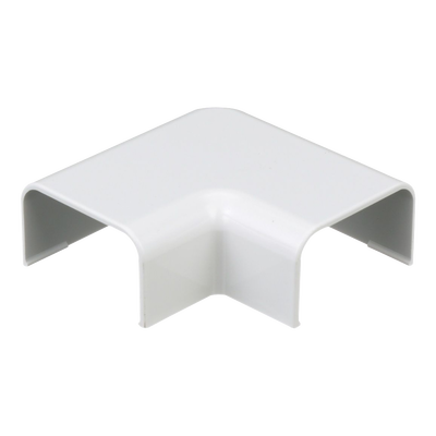 Imagen de Conexión en ángulo recto "L", para uso con canaleta LD10, material ABS, Color Blanco