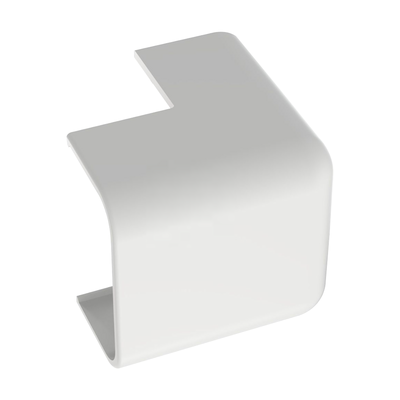 Imagen de Esquinero exterior, para uso con canaleta LD10, material ABS, Color Blanco