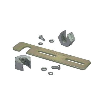 Imagen de Soporte de Montaje a Techo, para Canaletas FiberRunner 2X2 o 4X4, Uso con Varilla Roscada de 1/2", Color Negro