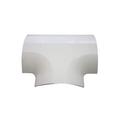 Imagen de Sección en "T" color blanco de PVC auto extinguible para canaleta DMC4FT (9440-02001)