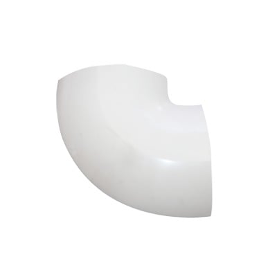Imagen de Sección en "L" color blanco de PVC auto extinguible,  para canaleta DMC4FT (9430-02001)