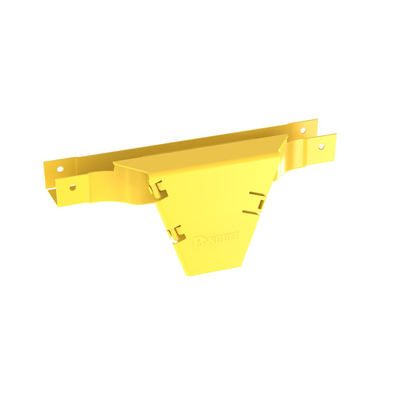 Imagen de Accesorio en T con Conexión Horizontal y Bajada Vertical a 90º, Para Canaletas FiberRunner™ 2x2, Color Amarillo