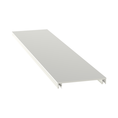 Imagen de Cubierta para canaleta T-70, de PVC rígido, 70.1 x 9.1 x 1828.8 mm, Color Blanco