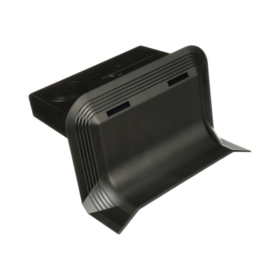 Imagen de Accesorio de Conexión a Pared, Para Uso con Canaleta de Piso AFR4BCBL6, Material PVC Rígido, Color Negro